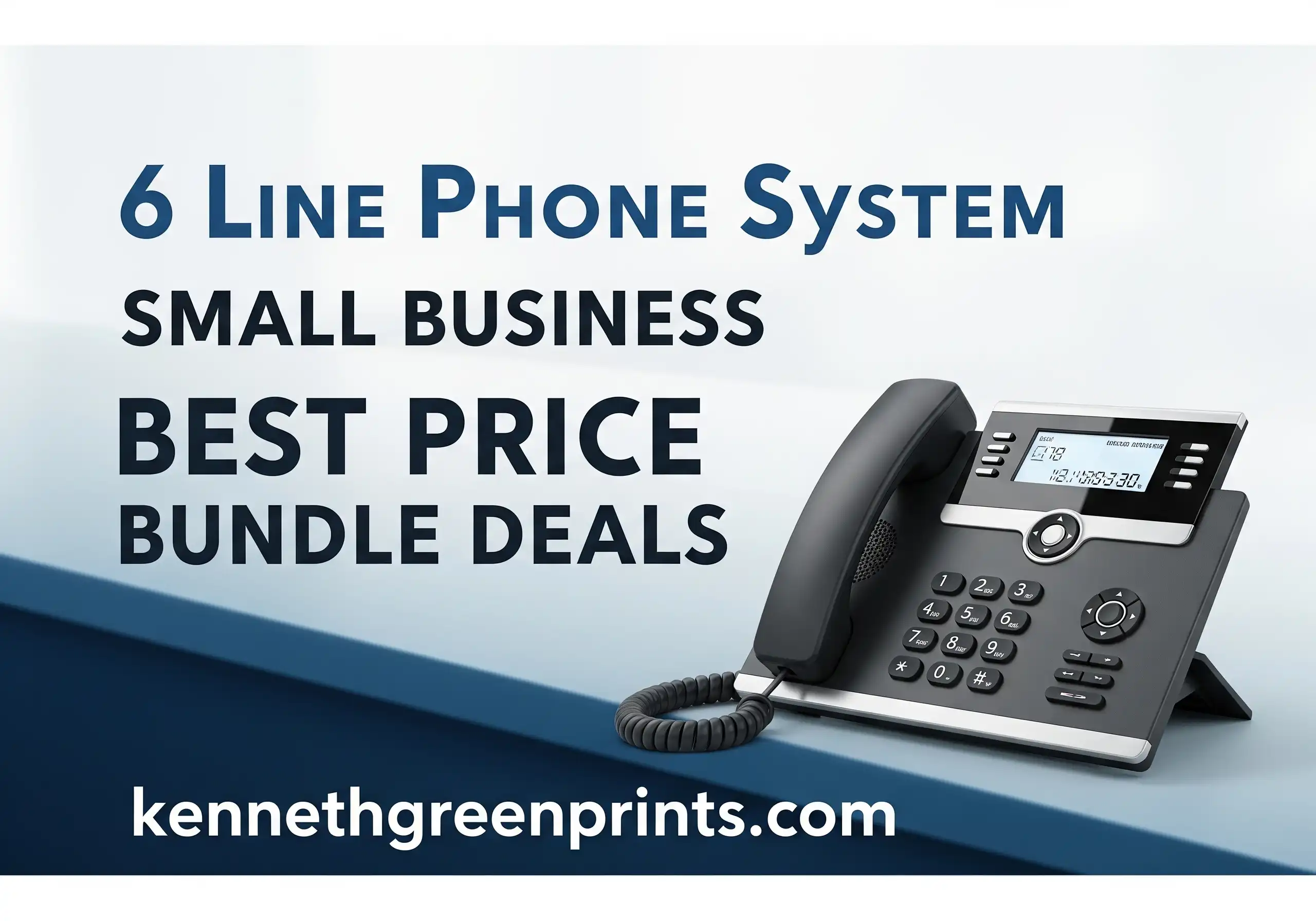 6 Line Phone System Small Business Best Price Bundle Deals