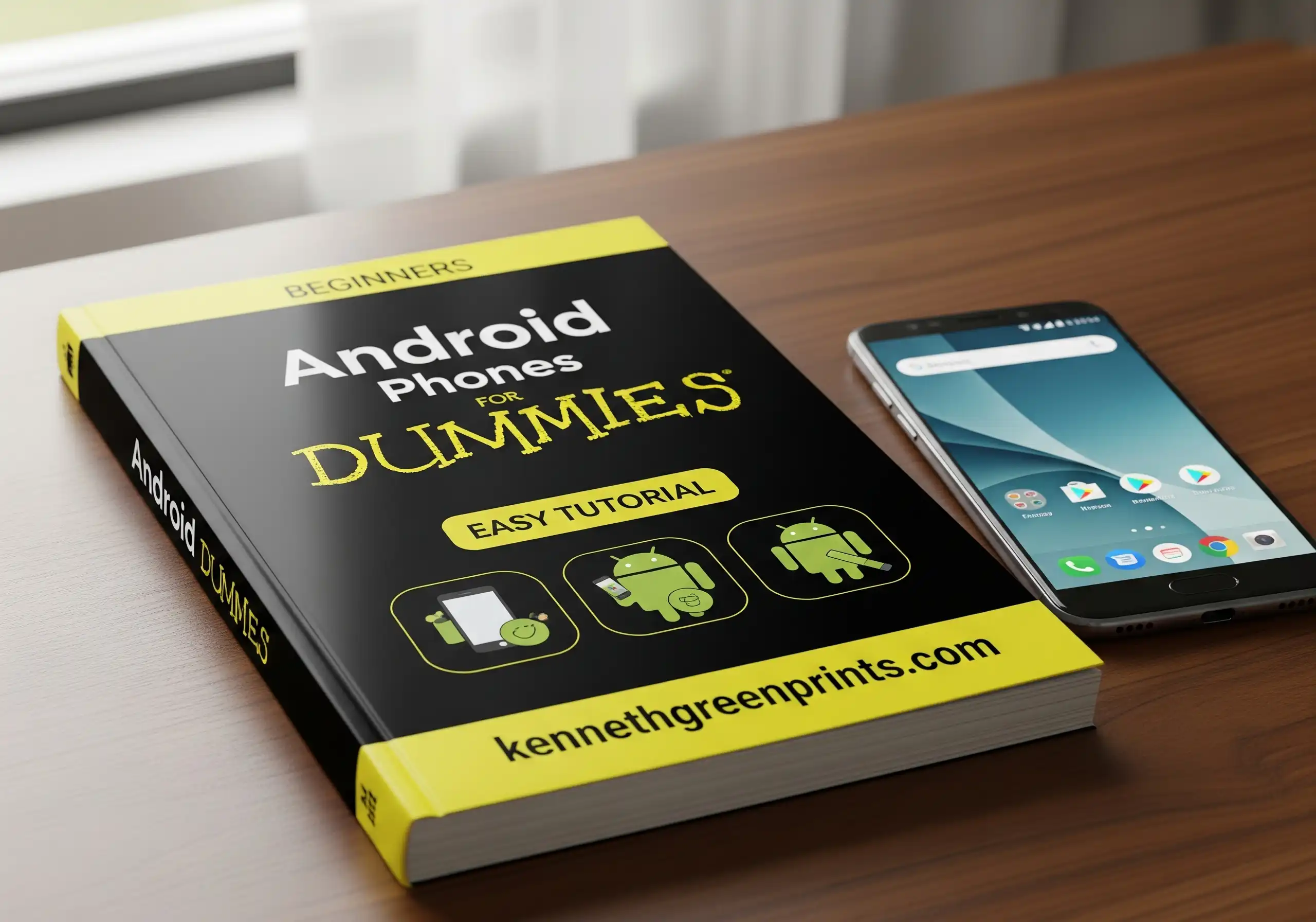 Android Phones for Dummies Book Beginners Guide Easy Tutorial