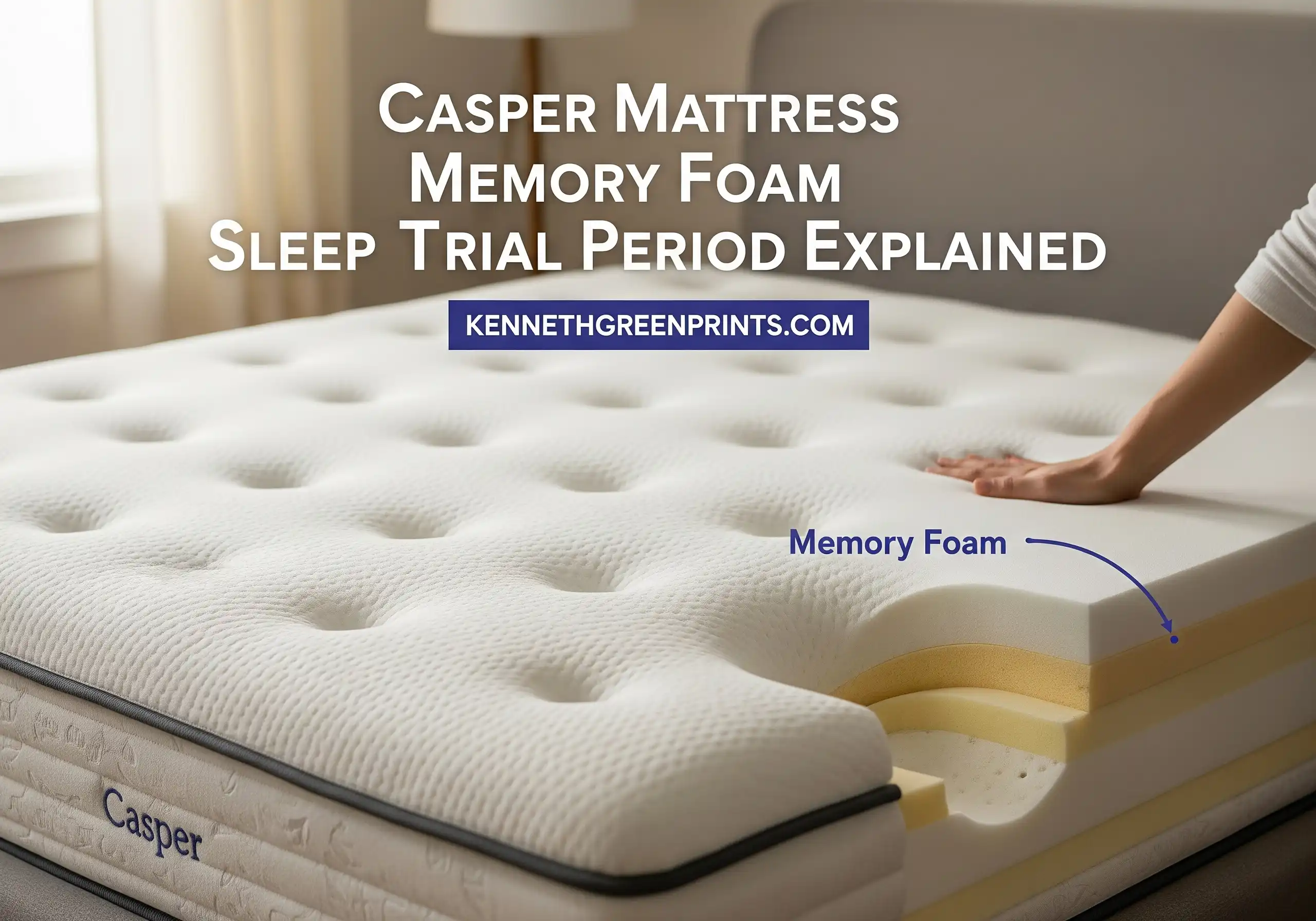 Casper Mattress Memory Foam Sleep Trial Period Explained