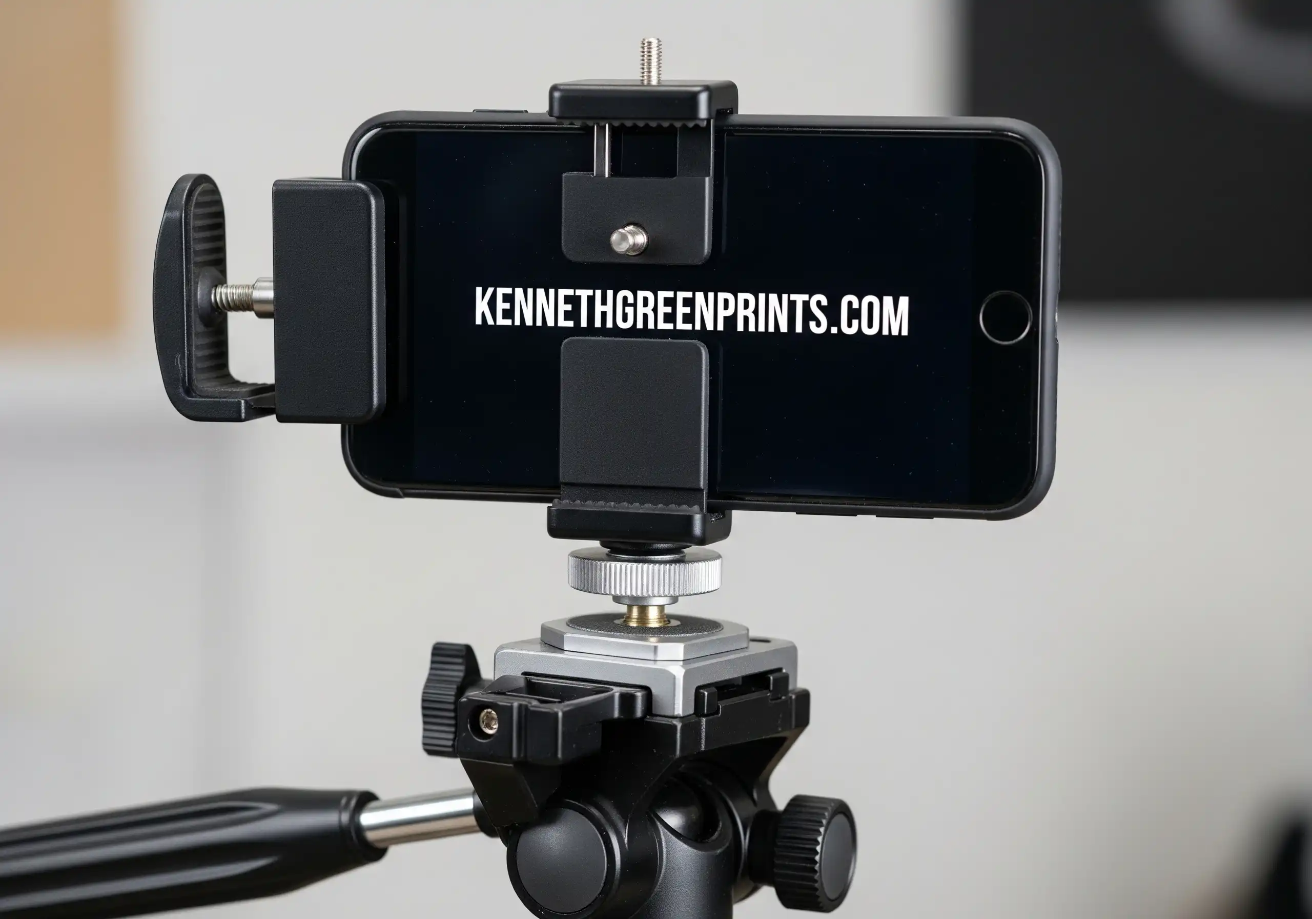 Cell Phone Holder for Camera Tripod Adapter Universal Clamp