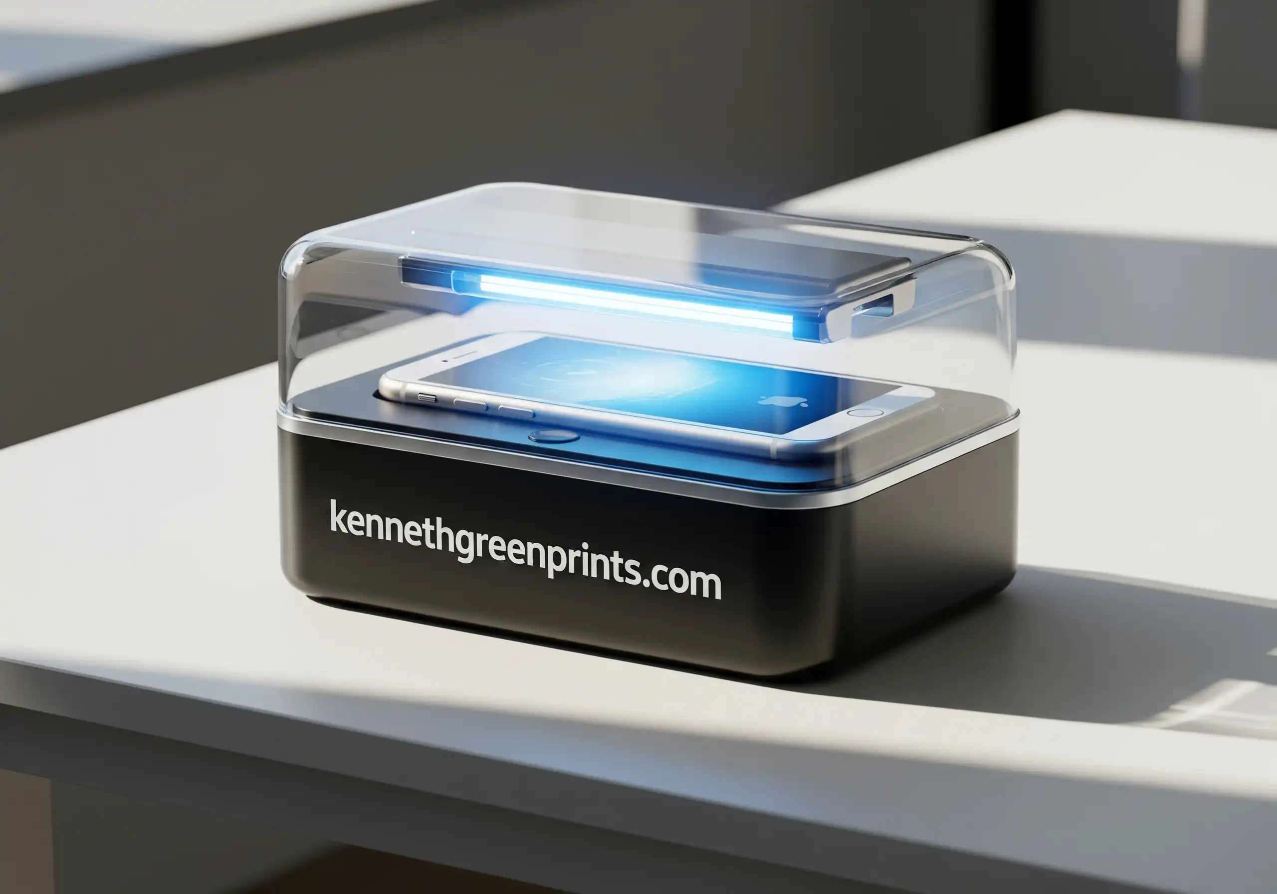 Cell Phone Sanitizer Machine UV Light Disinfectant Box Wireless