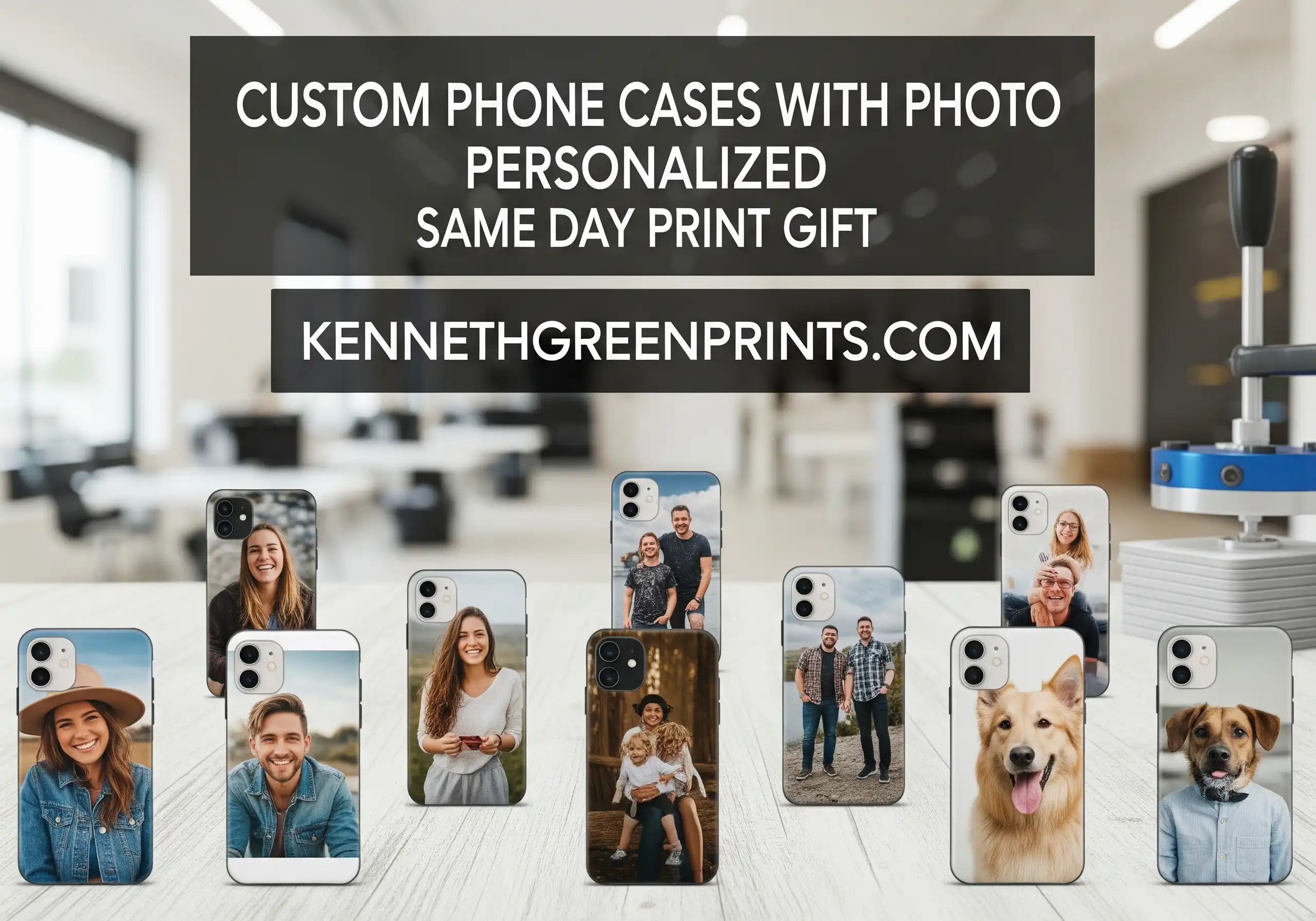 Custom Phone Cases with Photo Personalized Same Day Print Gift