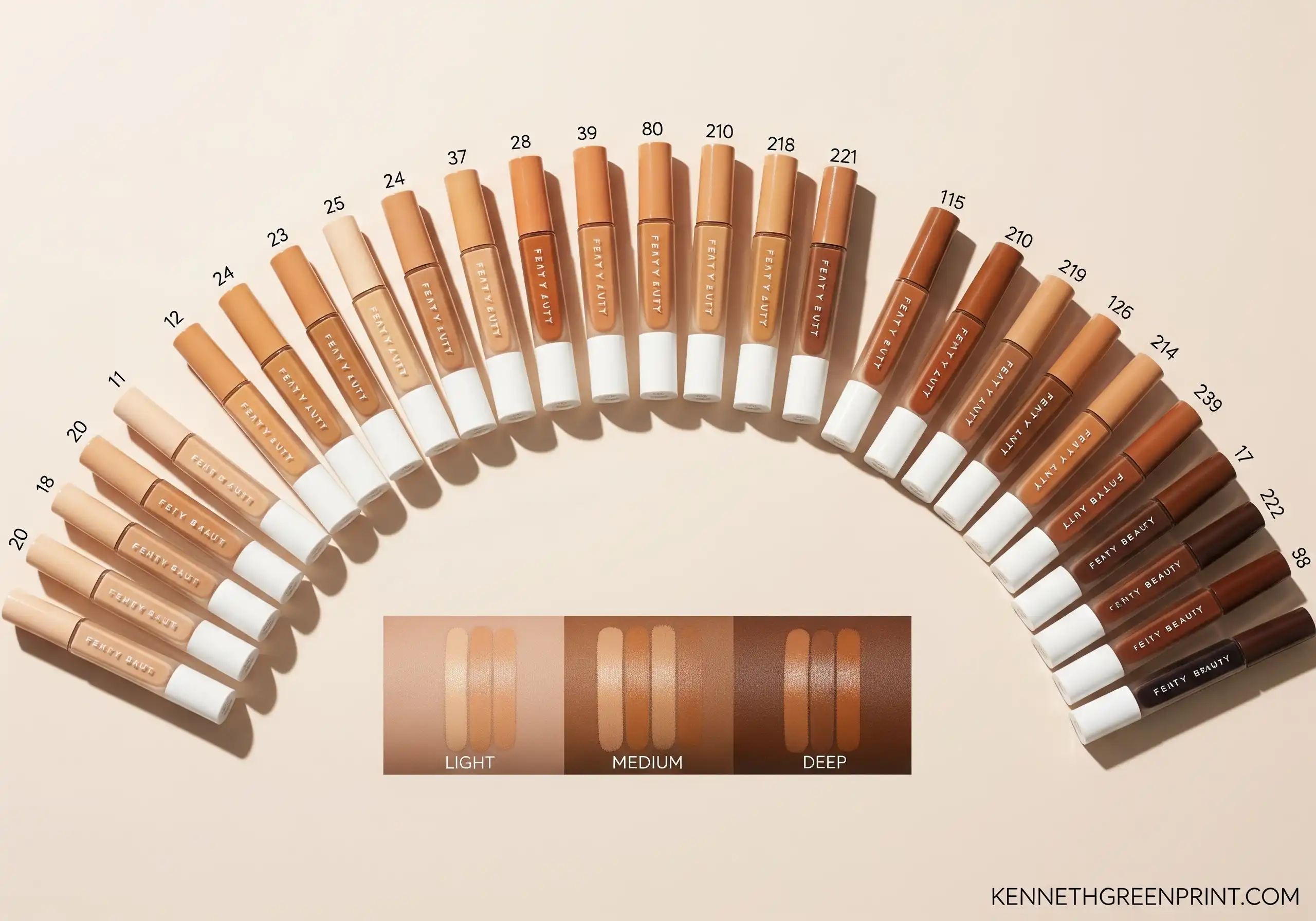 Fenty Beauty Foundation Shade Range Inclusive