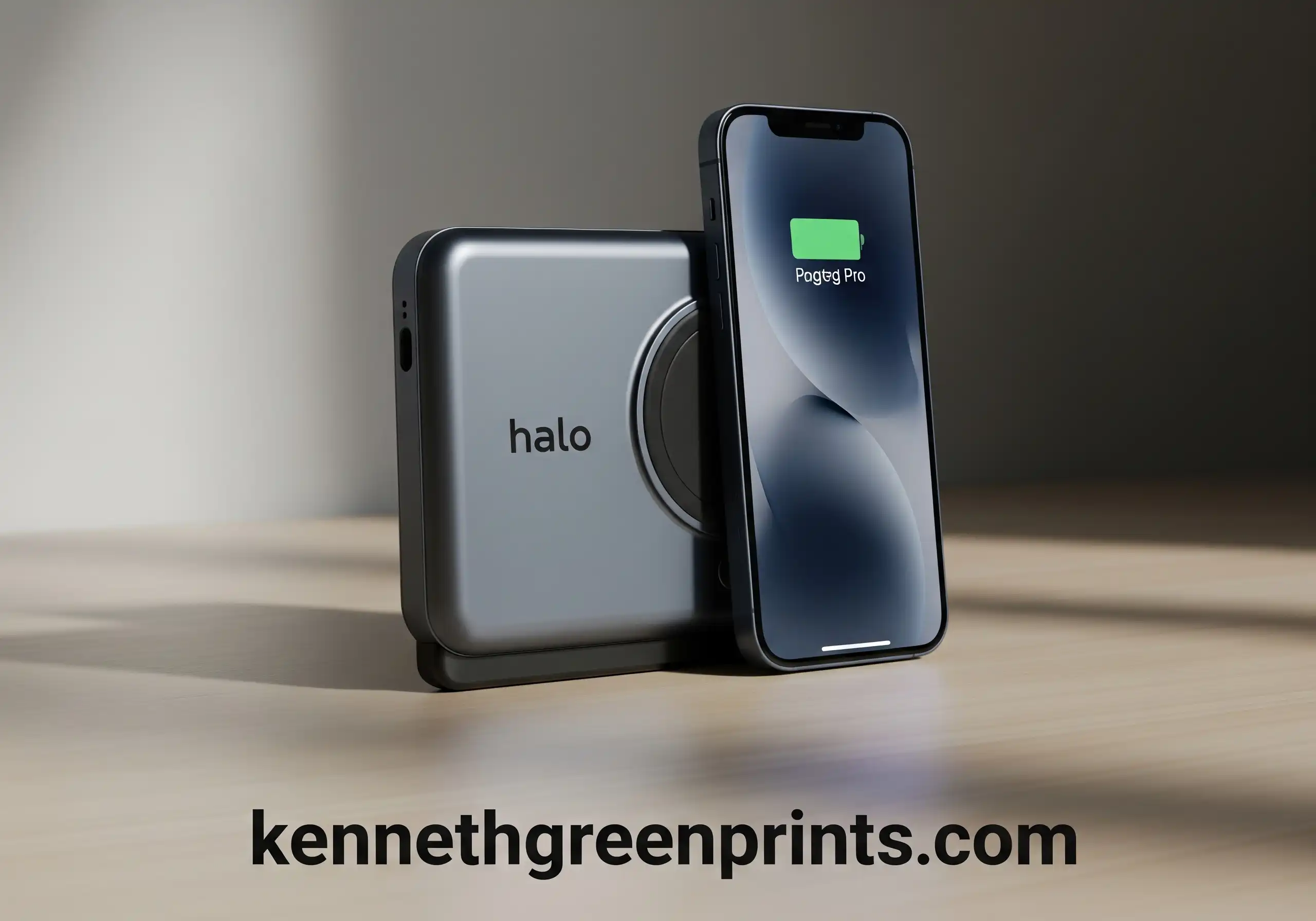 Halo Mobile Phone Charger MagSafe Wireless Portable Battery Pack