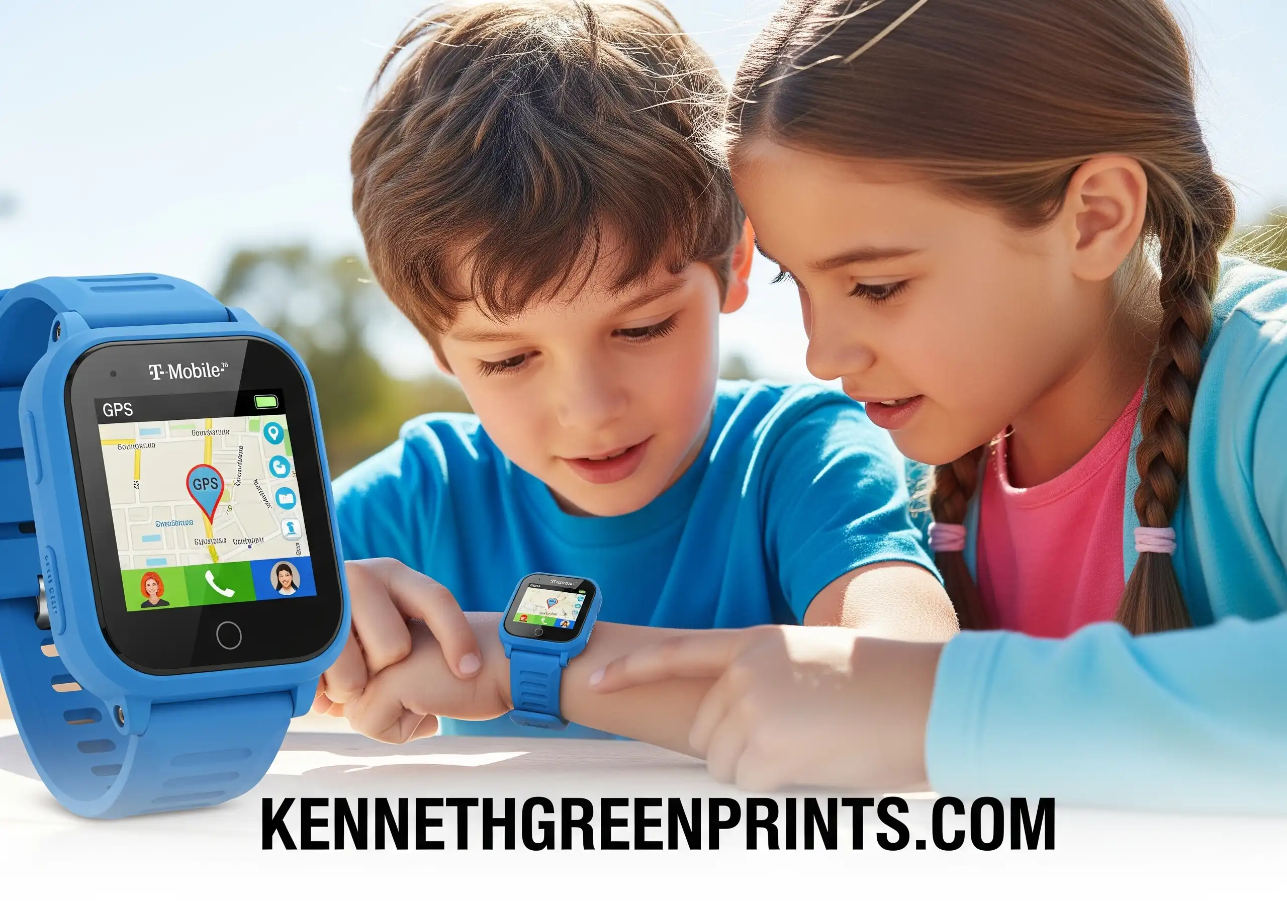 Kids Watch Phone T-Mobile GPS Tracking Calling Parental Control