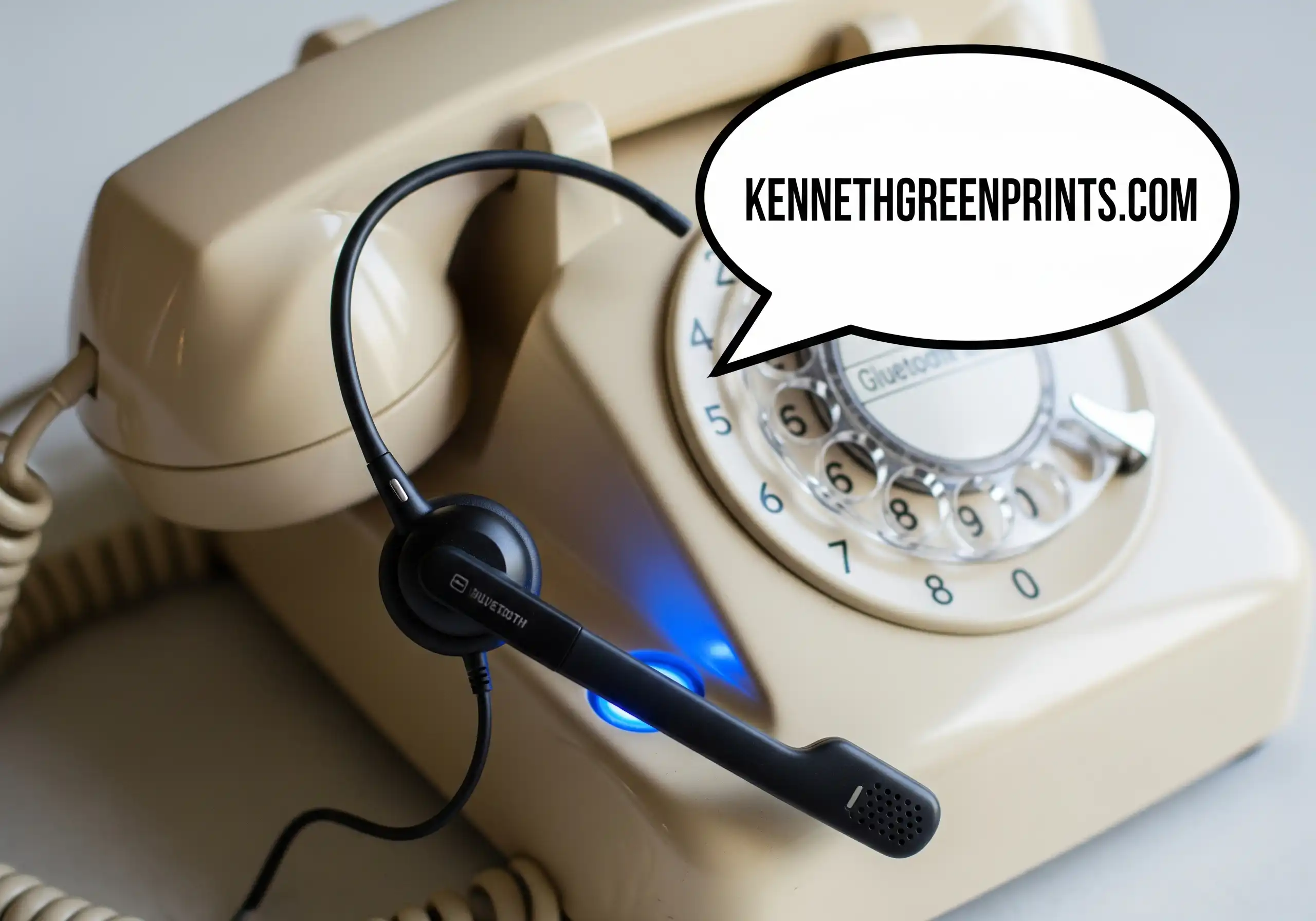 Landline Phone with Bluetooth Headset Compatible Hands Free Call