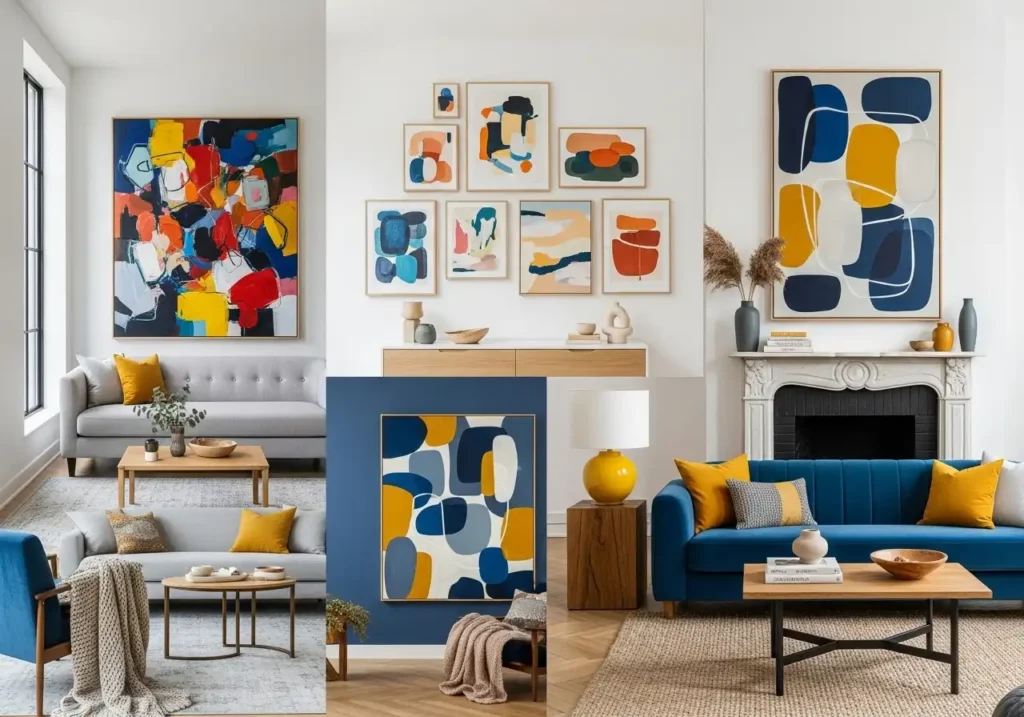 Make an Abstract Painting the Main Focal Point