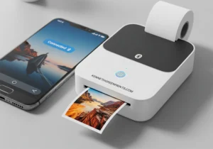 Mini Printer for Android Phone Portable Bluetooth Photo Sticker