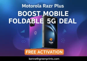 Motorola Razr Plus Boost Mobile Foldable 5G Deal Free Activation