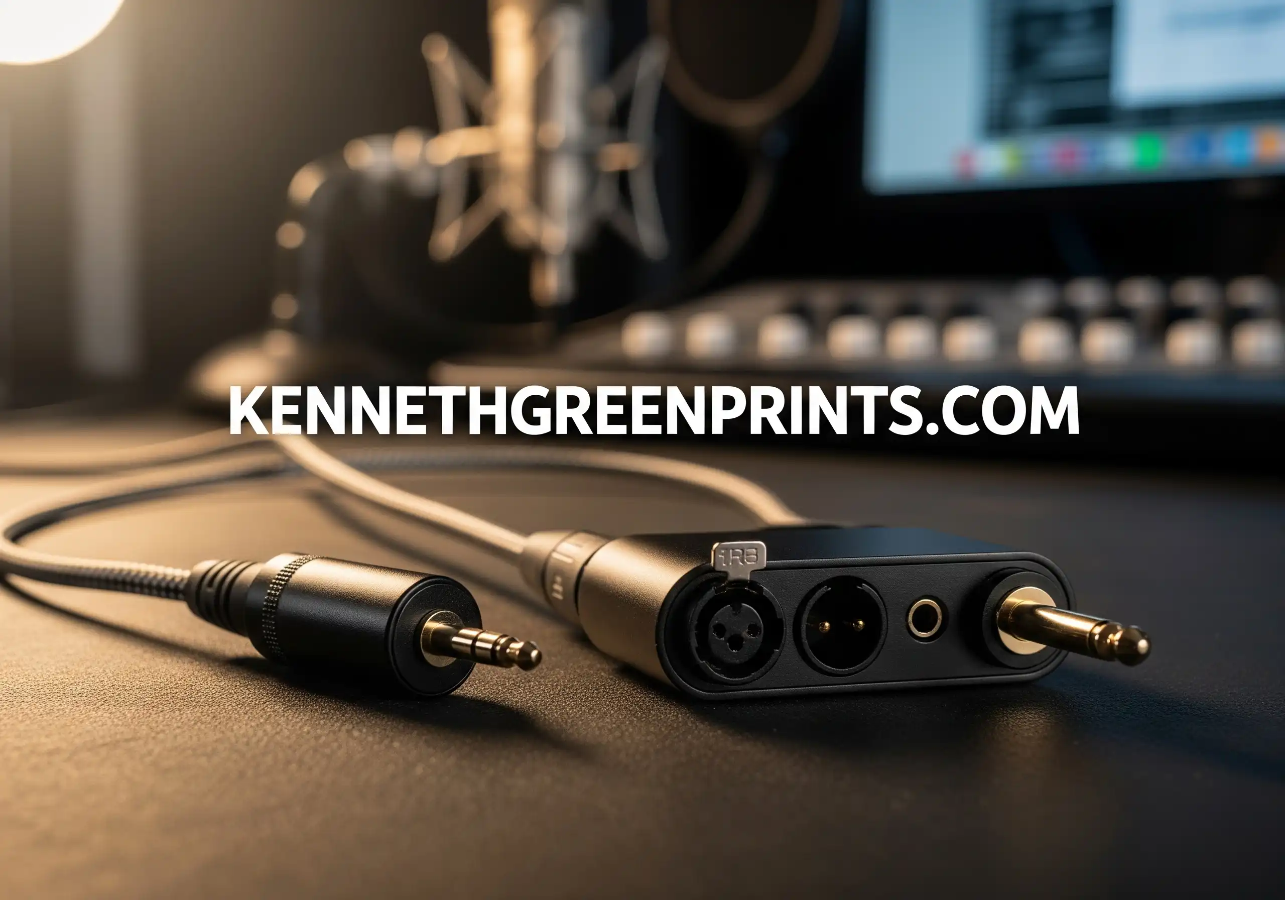 Phone to Audio Interface Adapter Recording Studio Connect Cable