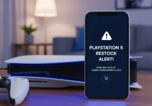 PlayStation 5 console restock availability alerts