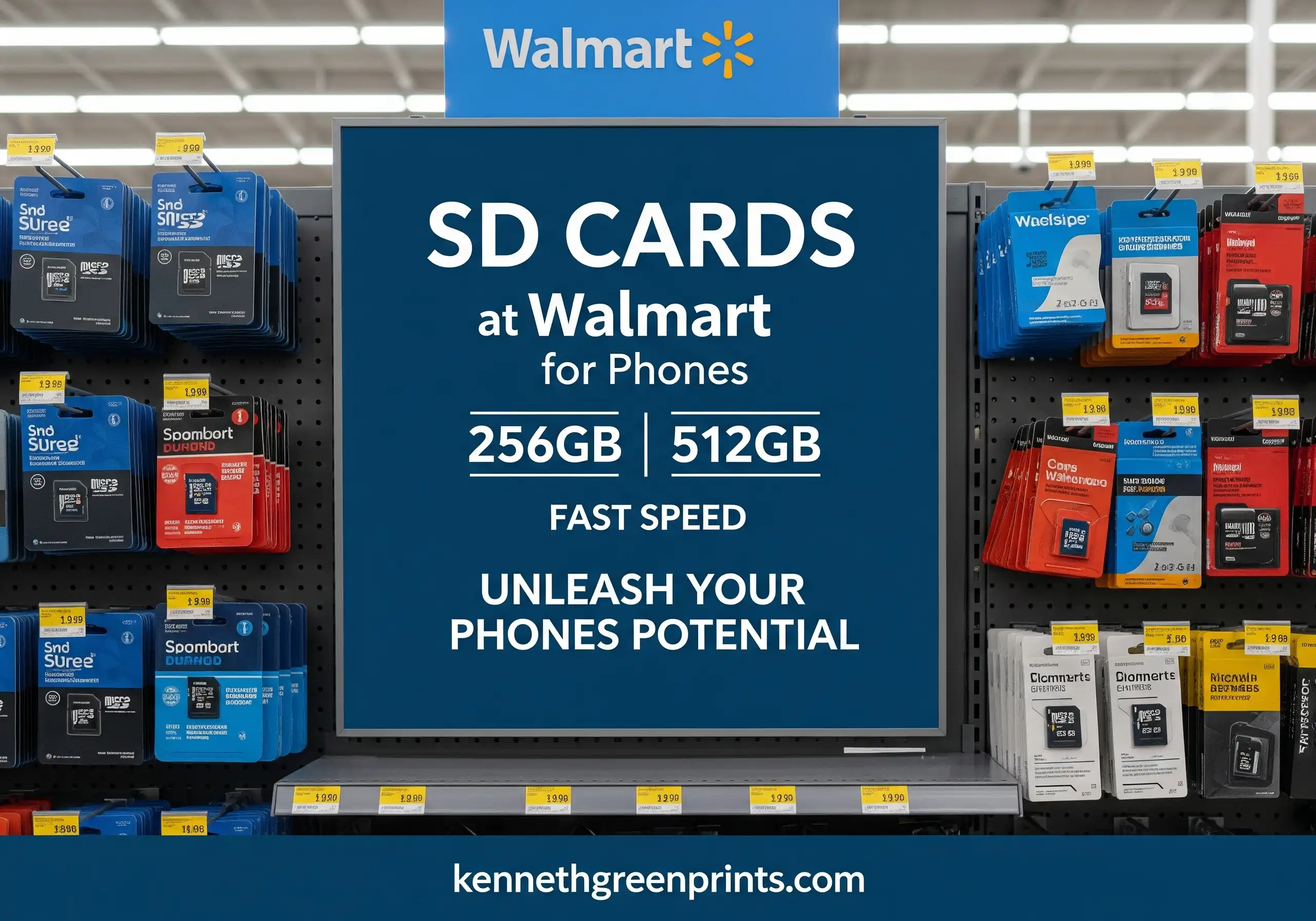 SD Cards at Walmart for Phones 256GB 512GB MicroSD Fast Speed Unleash Your Phones Potential