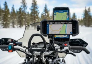 Ski Doo Phone Holder Mount Snowmobile GPS Ram Secure Waterproof
