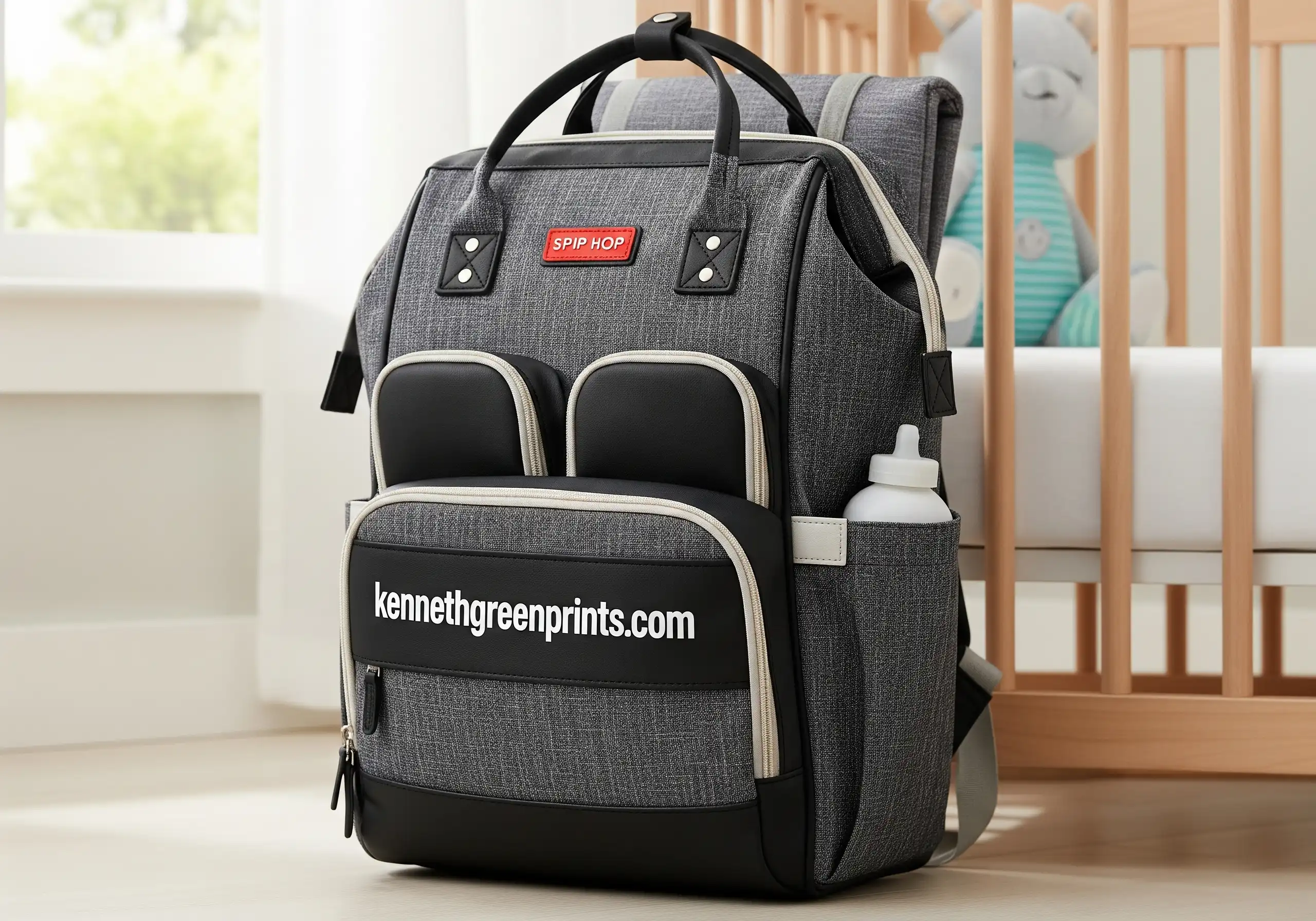 Skip Hop diaper bag backpack stylish functional