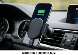 Smart Car Wireless Charger Phone Holder Dashboard Vent Mount Fast