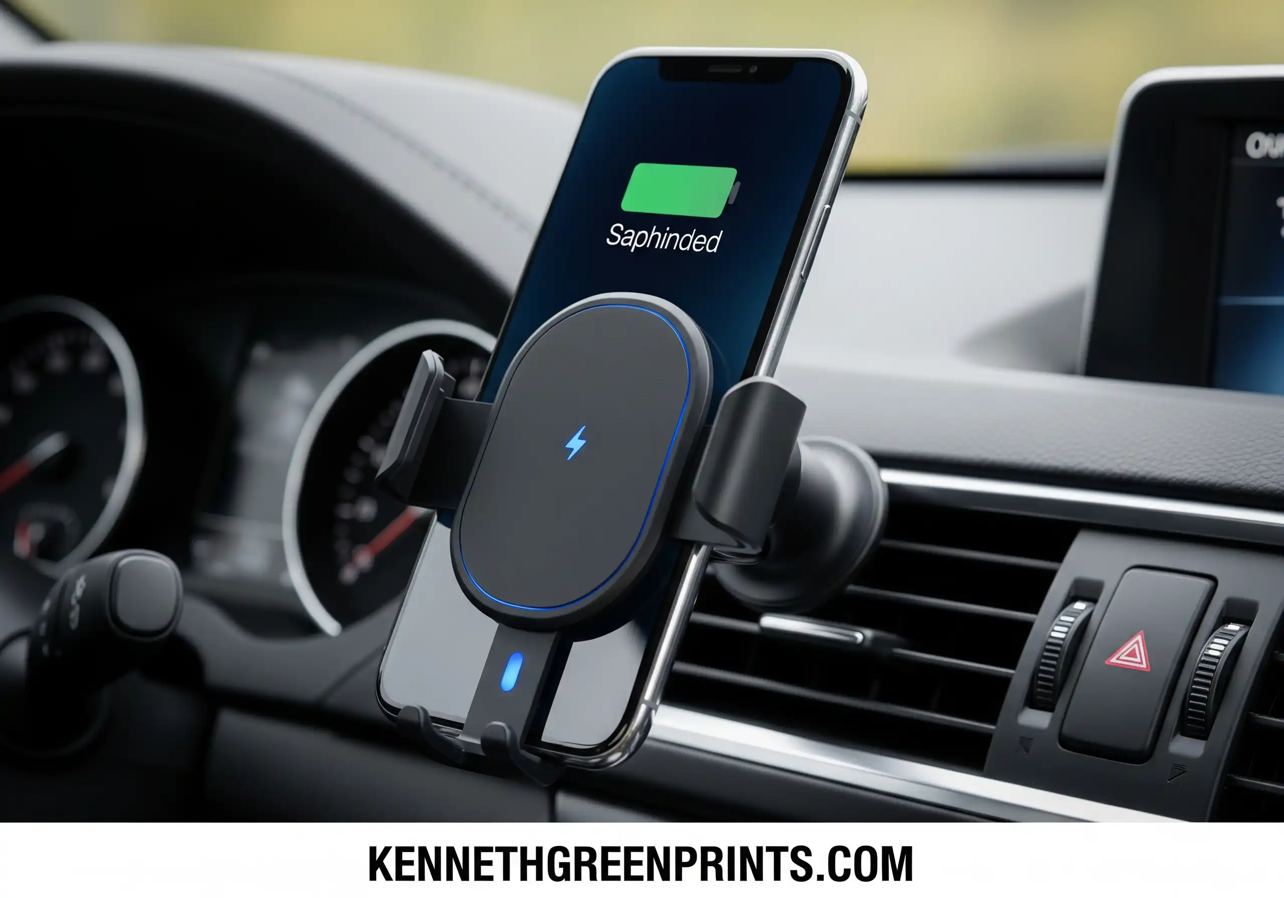 Smart Car Wireless Charger Phone Holder Dashboard Vent Mount Fast
