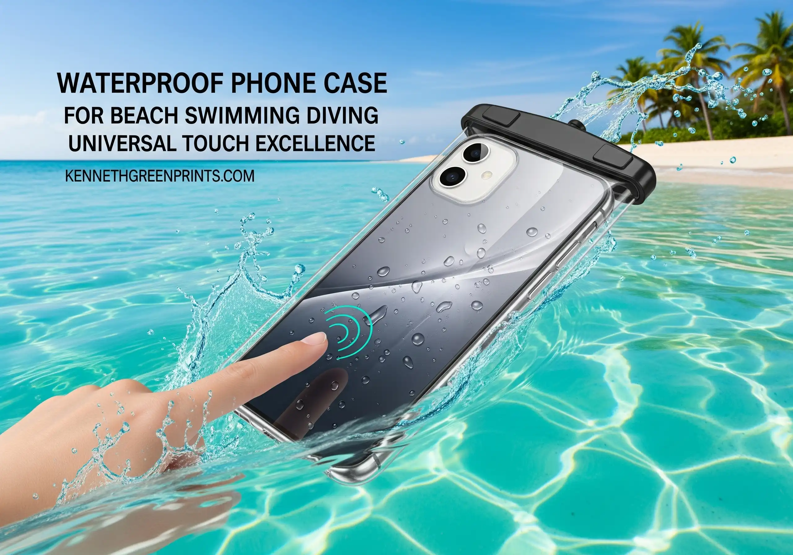 Waterproof Phone Case for Beach Swimming Diving Universal Touch Excellence