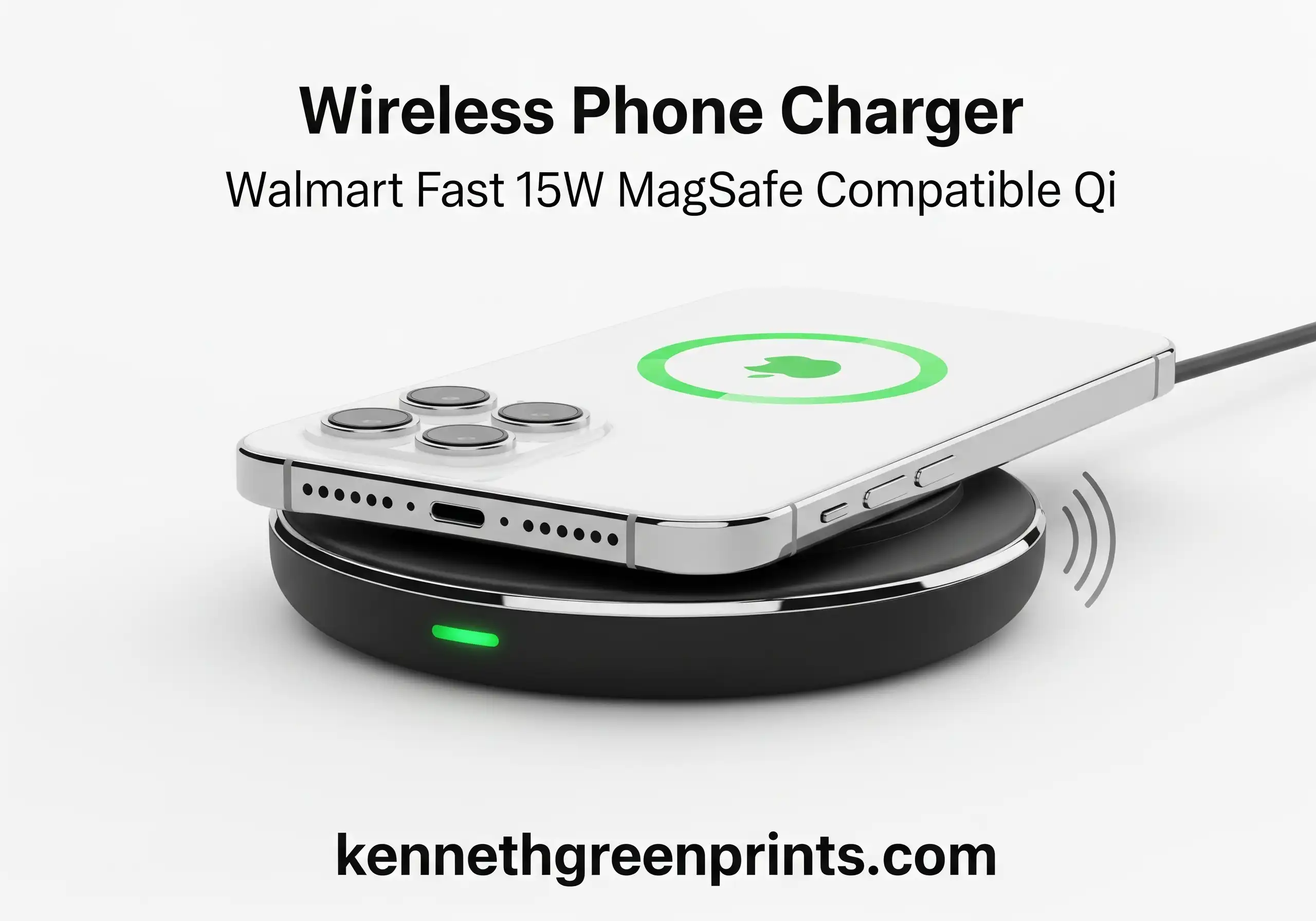 Wireless Phone Charger Walmart Fast 15W MagSafe Compatible Qi
