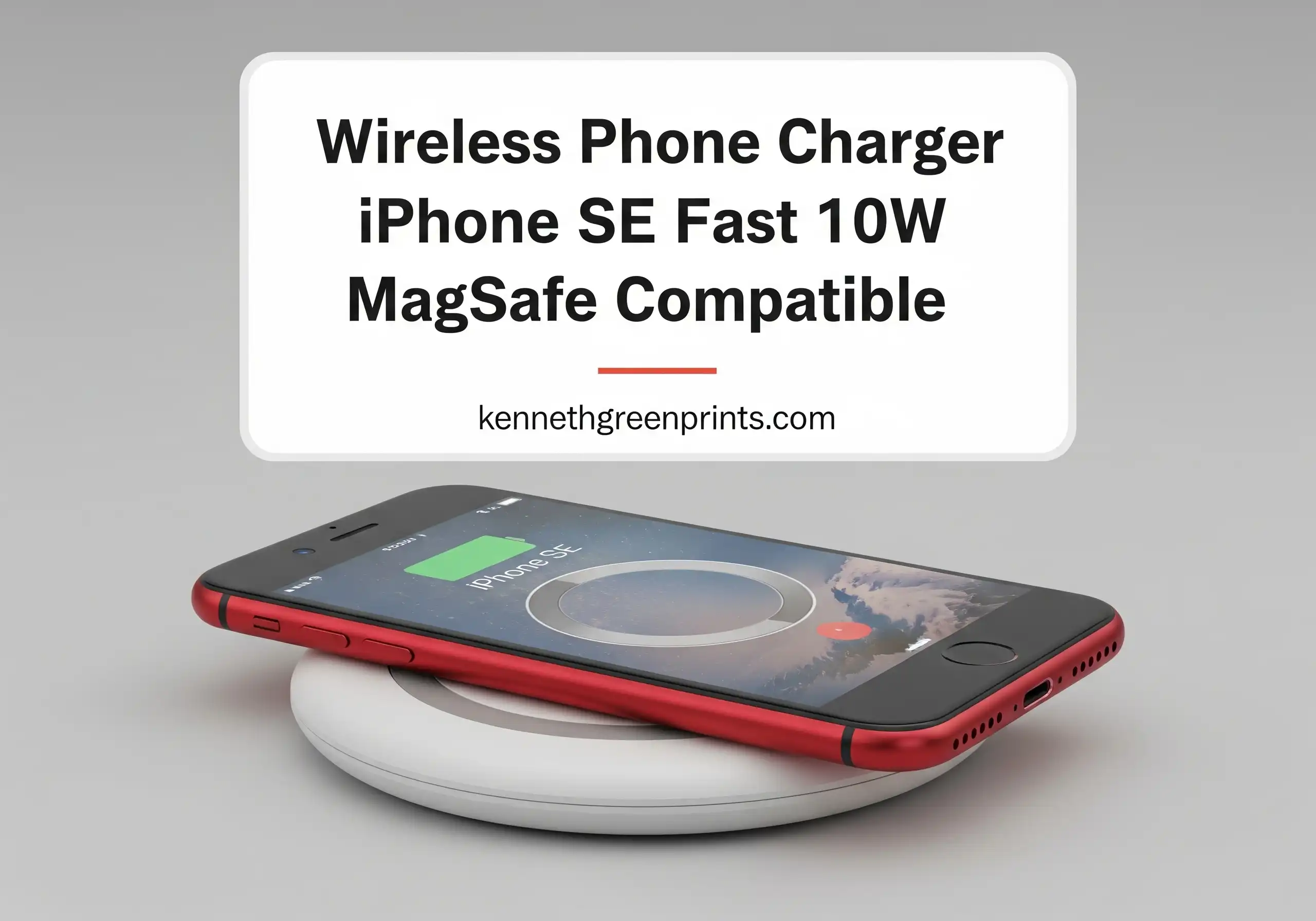 Wireless Phone Charger iPhone SE Fast 10W MagSafe Compatible