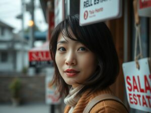 hanging real estate signs